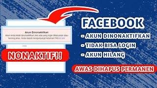 CARA MENGEMBALIKAN AKUN FACEBOOK YANG DINONAKTIFKAN TERBARU 2024!