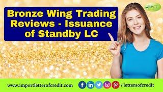 Bronze Wing Trading Reviews: Standby Letter of Credit | What is SBLC