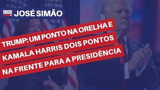 Trump um ponto na orelha e Kamala Harris dois pontos na frente para a presidência | José Simão