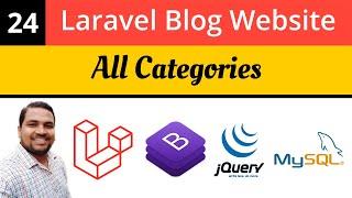 Laravel Tutorial | All Categories | Laravel Blog Website | Laravel 8 Tutorial