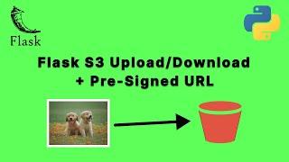 Flask S3 Upload/Download + Pre-Signed Urls