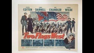 Joseph Cotten, Linda Darnel, Cornel Wilde & Dale Robertson in Robert Wise's "Two Flags West" (1950)