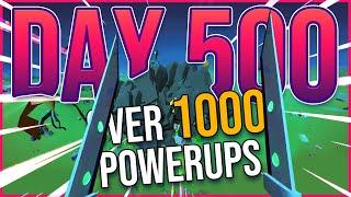 I SURVIVED MUCK for 500 DAYS | OVER 1000 POWERUPS is this THE END | WORLD RECORD