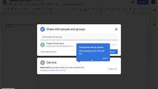 How to Create and Share a Google Doc