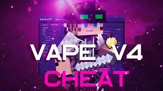 Minecraft  V4 CHEAT | Scaffold + Killaura + Reach | Hypixel Undetected Vape Hack