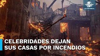 Eiza González y Karla Souza entre las celebridades evacuadas por incendios en Los Ángeles