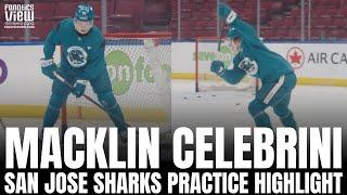 Macklin Celebrini Fires Slap Shots in Return to Hometown of Vancouver | Rookie Season Highlight