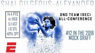 Shai Gilgeous-Alexander's 2018 NBA Draft Scouting Video | DraftExpress | ESPN