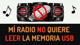 Mí Radio NO quiere Leer Memorias USB│2 Métodos / Radio de carro, bocina o componente 