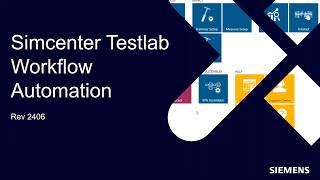 Simcenter Testlab Workflow Automation