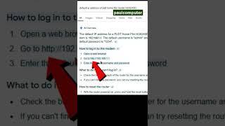 Bakit hindi maka access sa IP 192.168.1.1 ng PLDT home fibr?