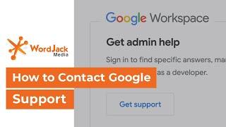 How to contact Google support for email related issues