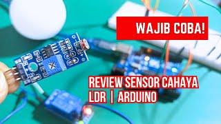 Review of the LDR light sensor module to turn on the lights with arduino #sensorlight