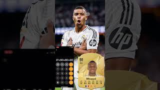 Mbappé stats card fc25 #football #shorts #fc25