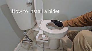 How to use toilet bidet. Installation and overview of veken Bidets  #handyman #bidet #amazonfinds