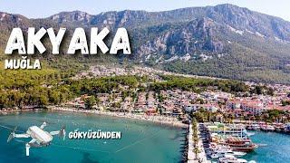 Gökyüzünden Akyaka Muğla - Akyaka Dron Çekimleri - Azmak Nehri - Akyaka Gezilecek Yerler