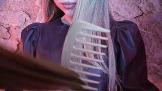 ASMR Hair (3h of Brushing, Scalp Massage, Haircut, Face Treatment, Whispering, Sleep)