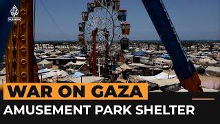 This Gaza amusement park is filled with displaced Palestinians