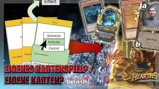 Yugioh & Hearthstone Karten SELBER PROGRAMMIEREN? | Mein CCG Kit !