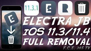 How to Remove Electra Jailbreak (iOS 11.3 / 11.4 b3) And Start Fresh (No iOS Update)