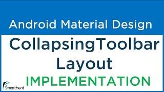 #7.3 Implementing Android CollapsingToolBarLayout | Material Design Support Library