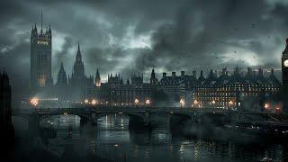 How to Find Peace and Serenity in Dark London | Piano and Rain | Dark Academia Music