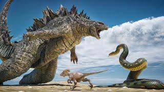 Awesome Godzilla & Dinosaur Scenes by Dazzling Divine