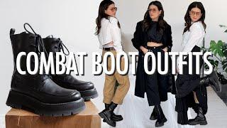 7 WINTER OUTFIT IDEAS & HOW TO STYLE COMBAT BOOTS | Black Friday Sale Haul and Byredo De Los Santos