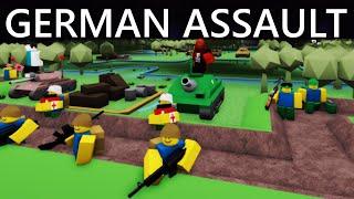 GERMAN ASSAULT in Roblox Noobs in Combat