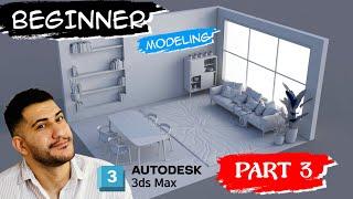 3ds Max Tutorial: Beginner Guide Part 3 - Modeling this scene