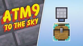 ПЕРВАЯ МЭ сеть на СкайБлоке в Майнкрафте! - All The Mods 9: To The Sky 1.20.1