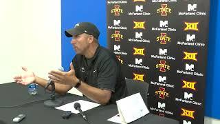 CFTV: Matt Campbell's postgame press conference after 20-19 Cy-Hawk win