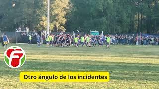 #Clausura2024 Otro ángulo de los incidentes ao culminar#BarrioViña y #Boquita