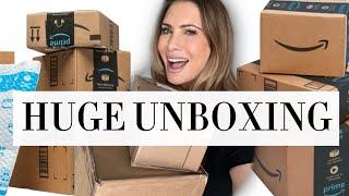 My BIGGEST unboxing haul! Amazon, fashion, haircare, skincare, etc!