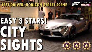 FH5 Test Driver: Street Scene - City Sights, 3 stars