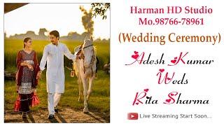 Adesh Kumar/ Rita Sharma Live Wedding Jaggo Ceremony 6-10-24   Harman HD Studio Mo.98766-78961