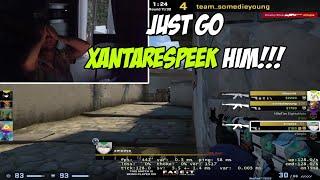 s1mple to smooya: just f***** "XANTARESPEEK" him!