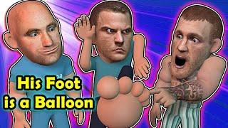 Conor Laughs at Dustin's Balloon foot