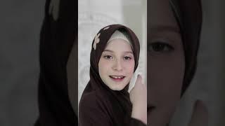 Kerudung anak sekolah jilbab pramuka Jasmine Darkbrown by Vania Muthi