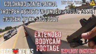 Colorado State Patrol Fatal Officer Involved Shooting on Hwy 36 BodyCam + DashCam Extended Footage