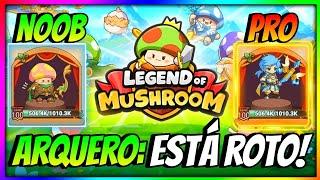 ▶️LA MEJOR BUILD PARA ARQUERO  Legend of Mushroom 