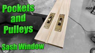 Machining Pockets and Pulley Housings on a Sash Window Part 3 - Mighton Series