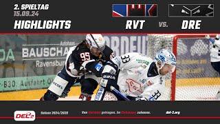 Game Highlights Spieltag 2: Ravensburg Towerstars vs. Dresdner Eislöwen