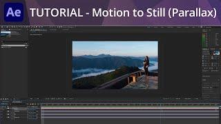 After Effects Tutorial - Add Motion to Still (Parallax)