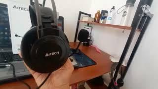 Pinakamurang Branded (Legit) na Noise Cancellation Overear Headset. A4TECH F200i Review (Tagalog).