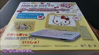 WOW! Hello Kitty Portable DVD Player UNBOXING! New from Japan! OG Xbox Preview Disc Playtest!