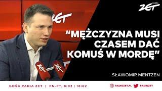 Sławomir Mentzen: Mężczyzna musi czasem dać komuś w mordę