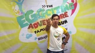 Runner Rocky for "Itlog Lusog Everyday"