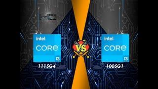 Intel i3 11gen 1115g4 vs Intel i3 10th gen 1005G1 | Laptop Processor Comparison