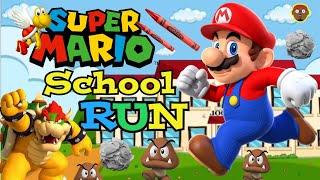 Super Mario School RUN | Super Mario Brain Break | Mario Game for Kids | PhonicsMan Fitness